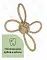 BOW WOW игрушка для собак игрушка канатная цветок