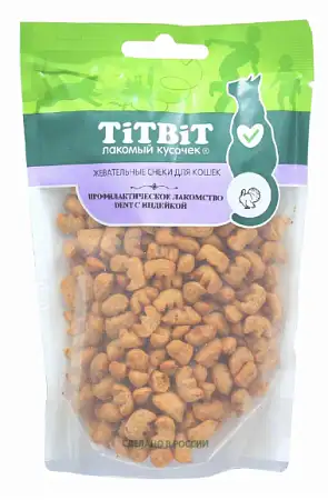 Купить titbit Жевательный снек Профилактическое лакомство для кошек с индейкой 