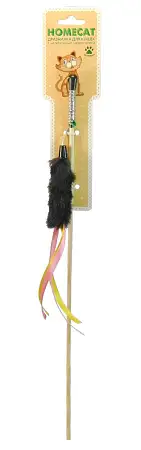 Купить homecat дразнилка для кошек Лапка из норки с лентами